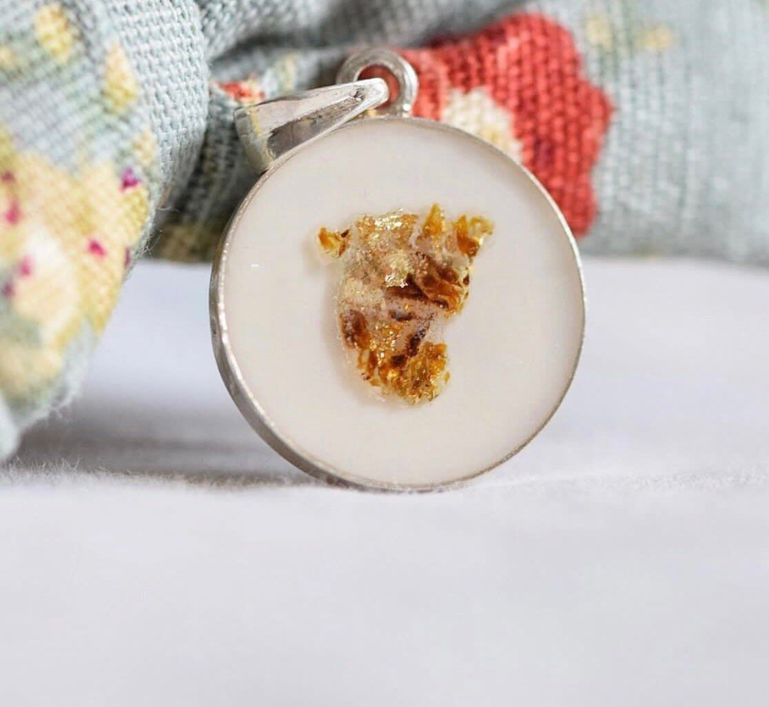 Lil Foot Breastmilk Jewellery Silver Pendant