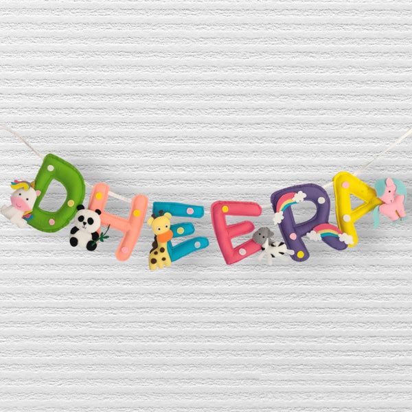 Zoo Customized Name Plate Wall Hanging