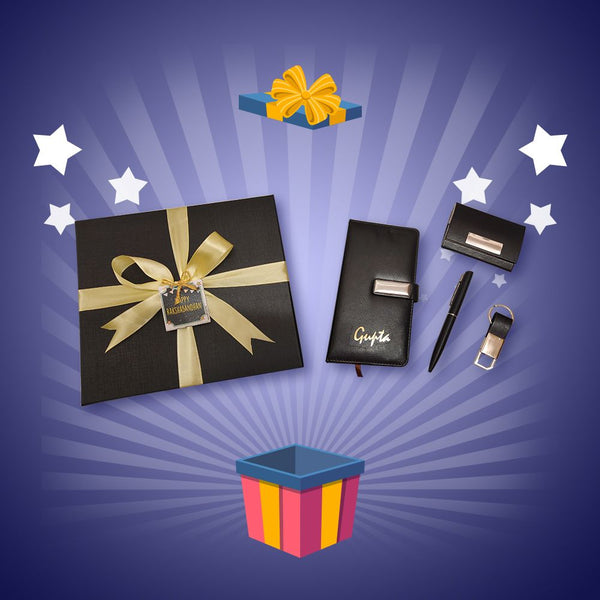 3 Piece Diary Set - Rakhi Gift Set