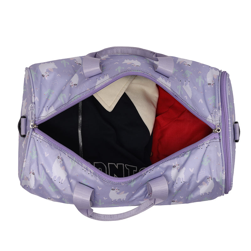 Llama Personalized Kids Duffel Bag