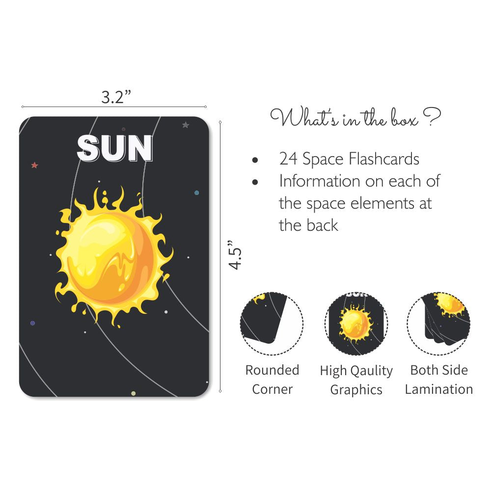 Space Flashcards - Pack of 24