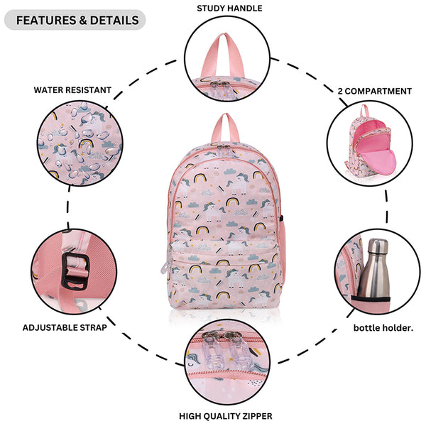 Customized Unicorn Printed Kids Backpack