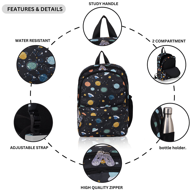 Customized Space Printed Kids Backpack