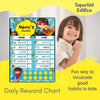 Daily Reward Chart Personalised  –  Superkid edition
