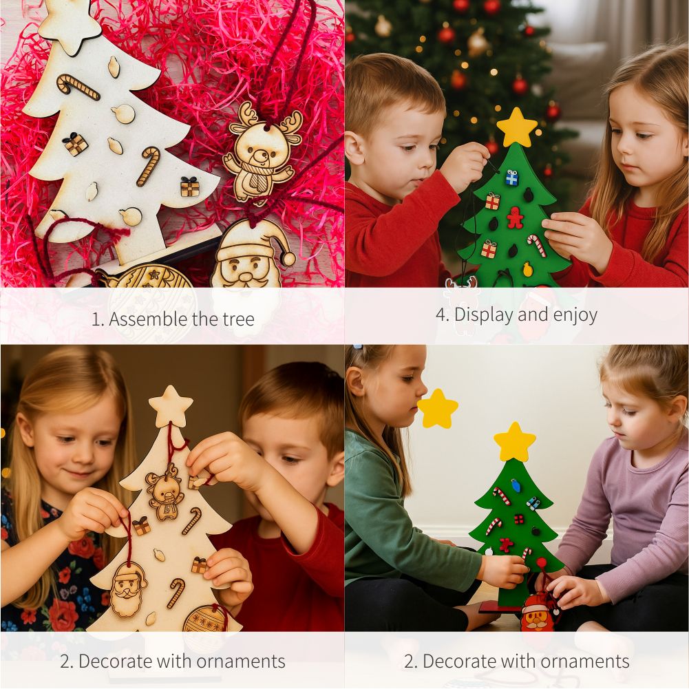 DIY Christmas Tree and Ornaments