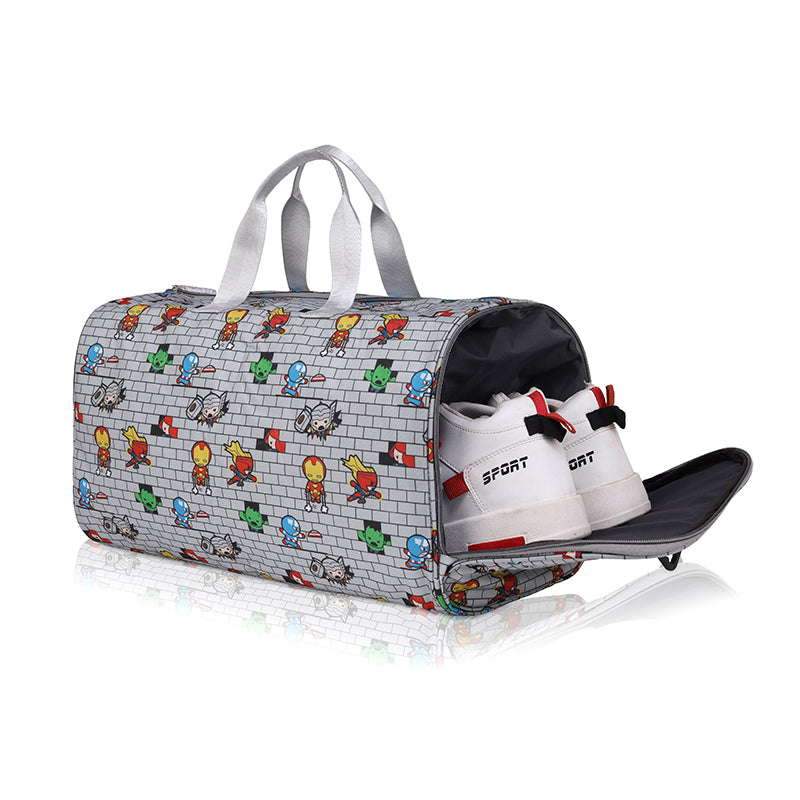 Superhero Personalized Kids Duffel Bag