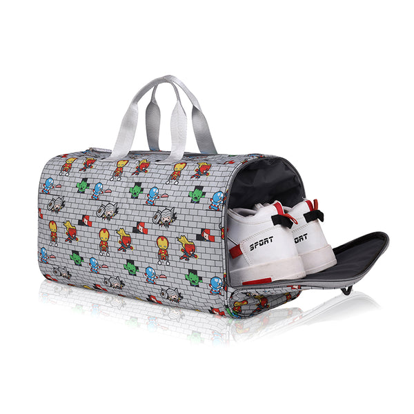Superhero Personalized Kids Duffel Bag