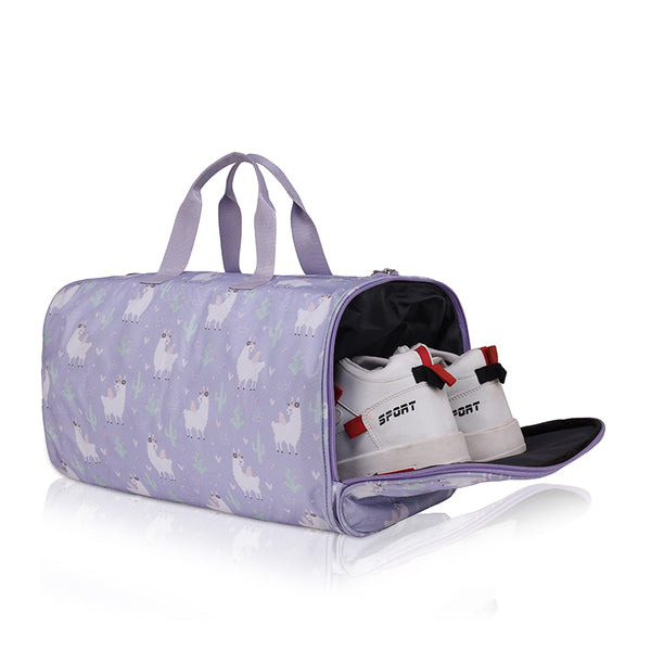 Llama Personalized Kids Duffel Bag
