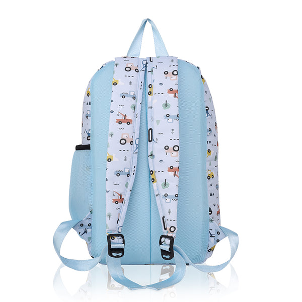 Customized Vehicle Printed Kids Backpack