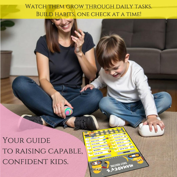 Daily Reward Chart Personalised  –  Builder Zone