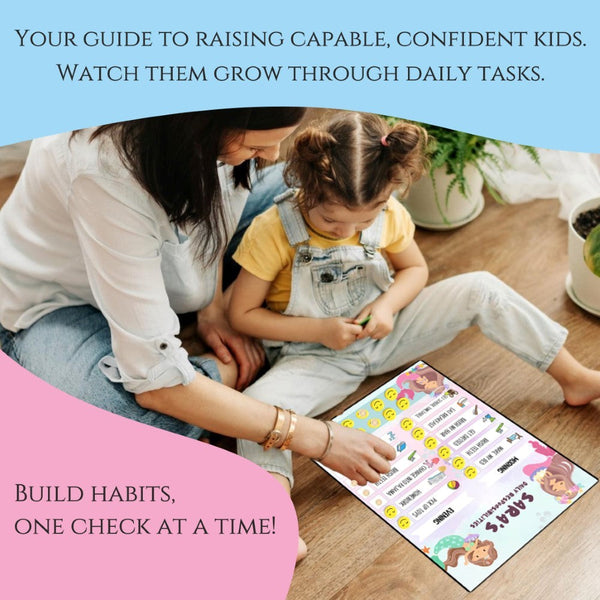 Daily Reward Chart Personalised  –  Mermaid Cove