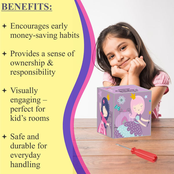 My Money Box personalised -  Princess Treasure Chest