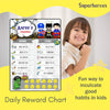 Daily Reward Chart Personalised  –  Superhero