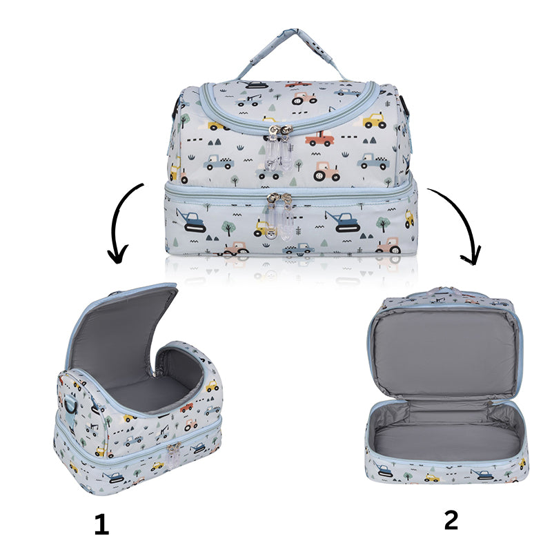 Vehicles Personalized  Kids Lunch Bag