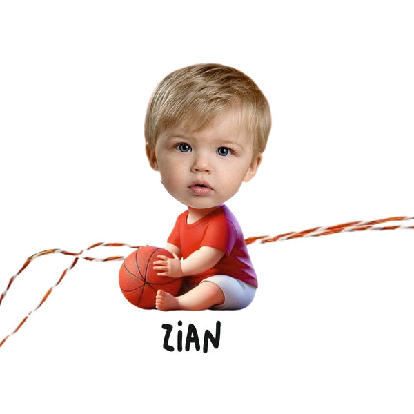 Personalised Caricature Rakhi - Basket Ball