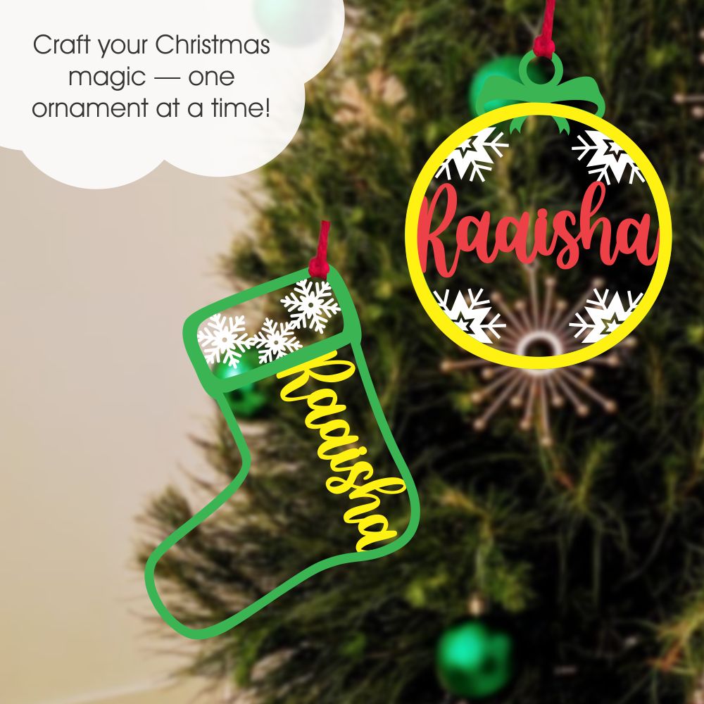 DIY Christmas Ornaments (Personalized)