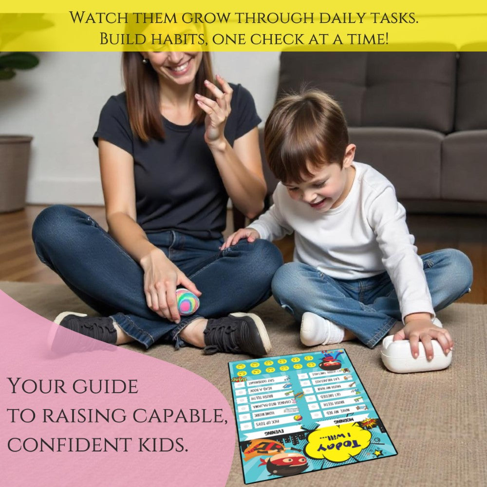 Daily Responsibility Chart  –  Superkid Edition