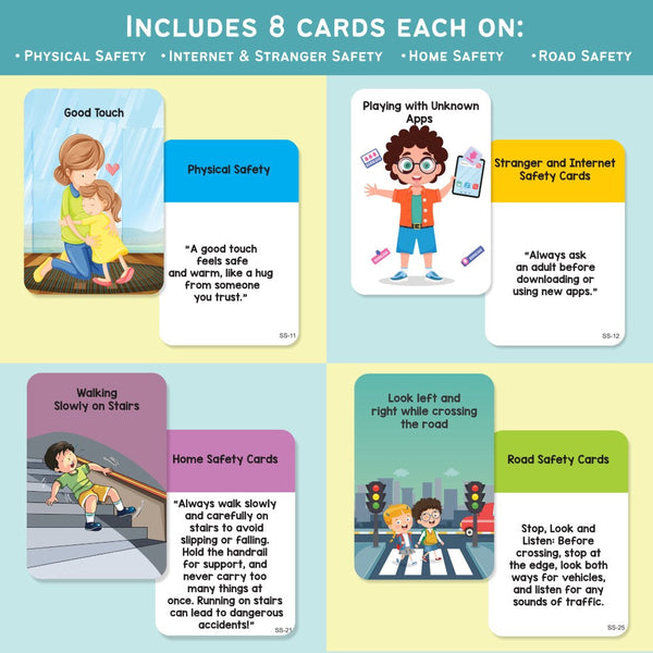My Safe Space Flashcards - Everyday Safety Made Easy (Pack of 32 cards)