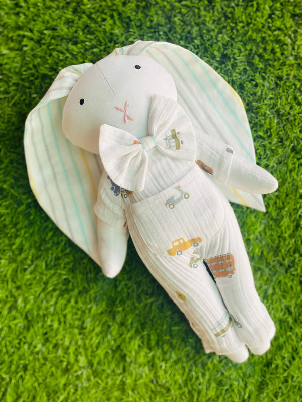 Customized Keepsake Bunny Soft Toy-Boy