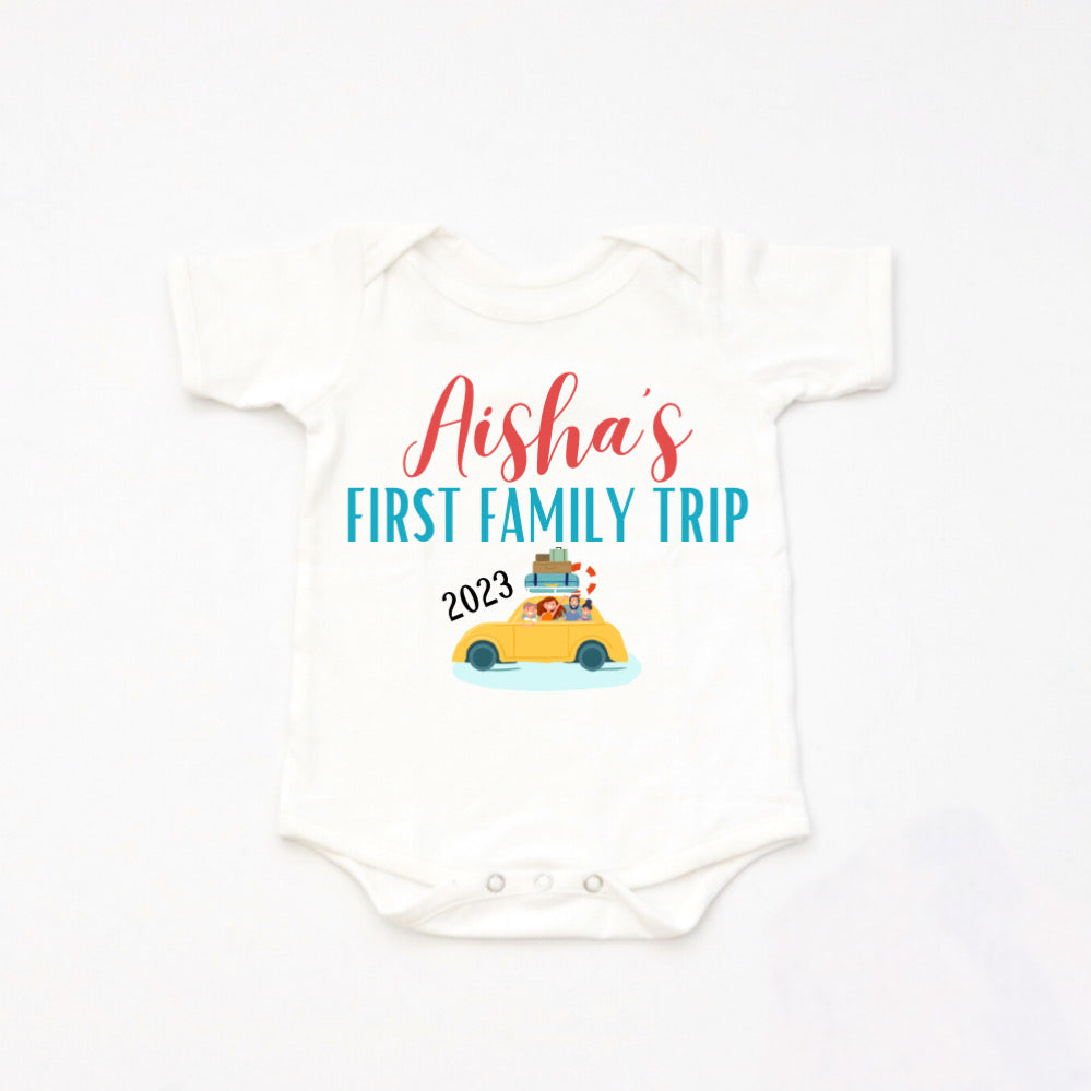 First Family Trip Bodysuit