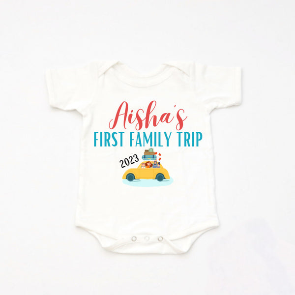 First Family Trip Bodysuit