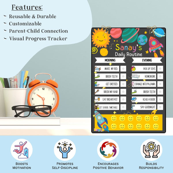 Daily Reward Chart Personalised  –  Mission Space