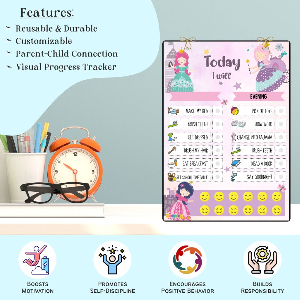 Daily Responsibility Chart  –  Princess palace