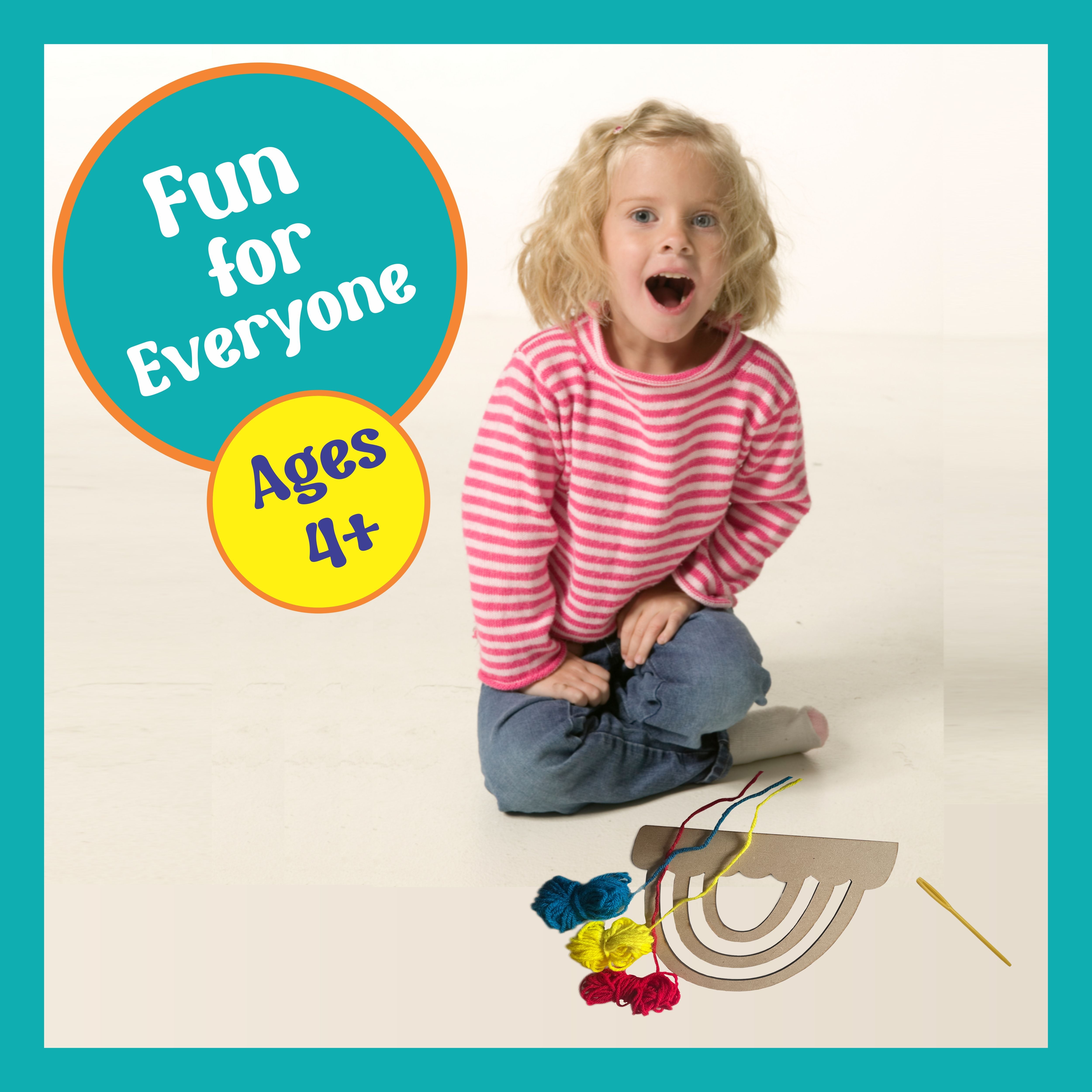 Yarn bow Magic - DIY Rainbow Yarn Craft Kit