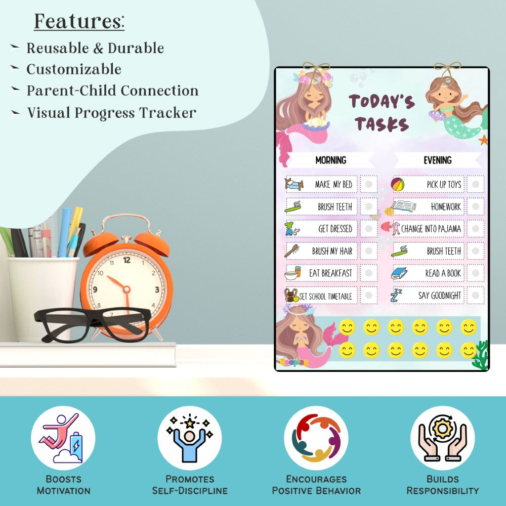 Daily Responsibility Chart  –  Mermaid Cove