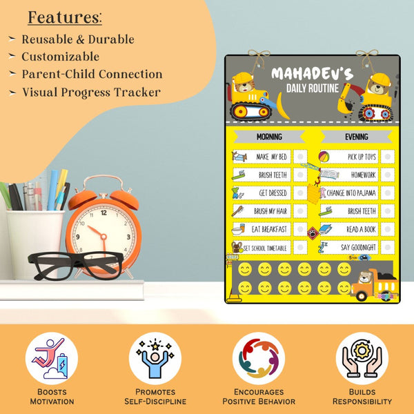 Daily Reward Chart Personalised  –  Builder Zone