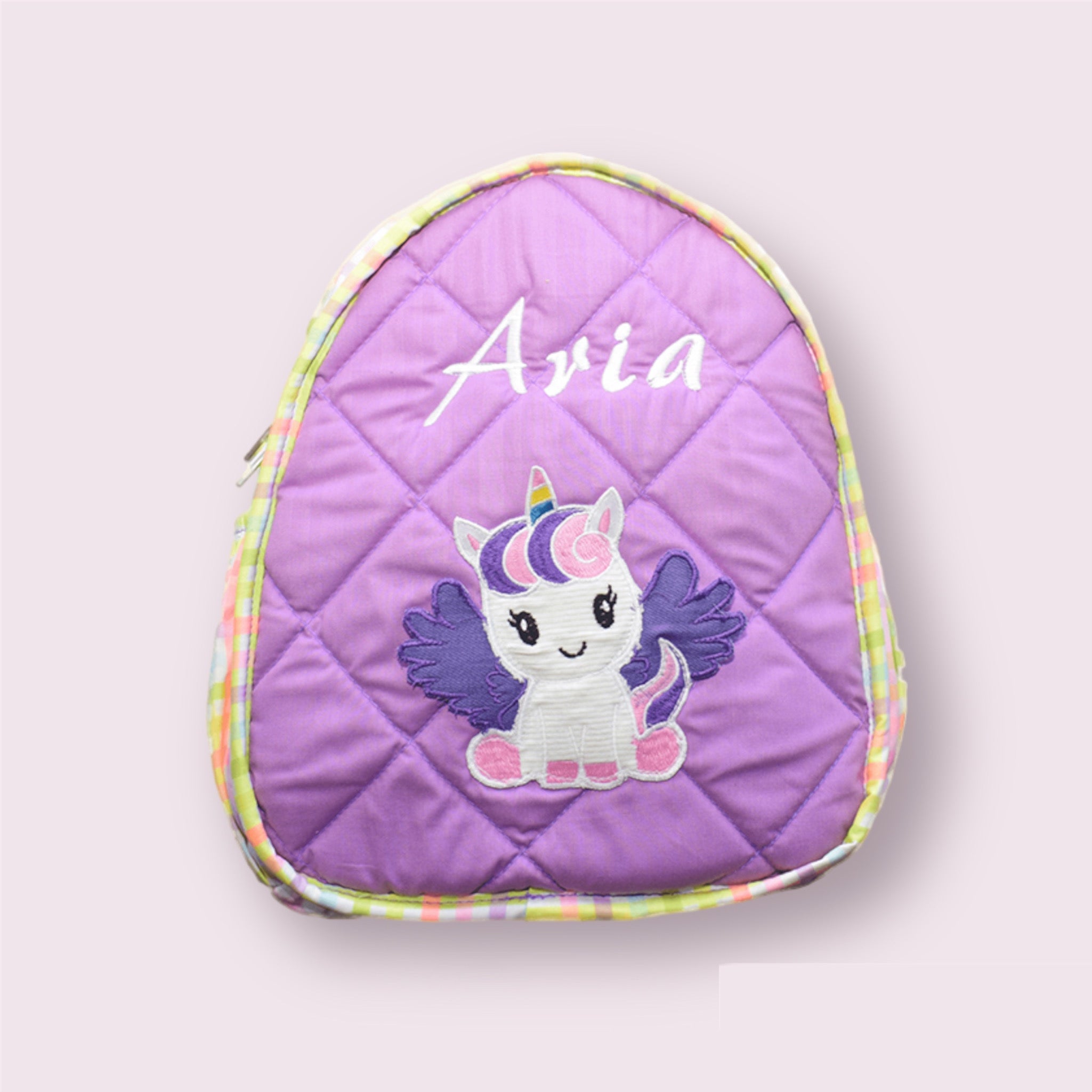 Customized Quilted Toddler Backpack-Lil Unicorn Return Gift For Kids