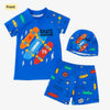2 psc Urban Skater Splash Swim Set with Cap