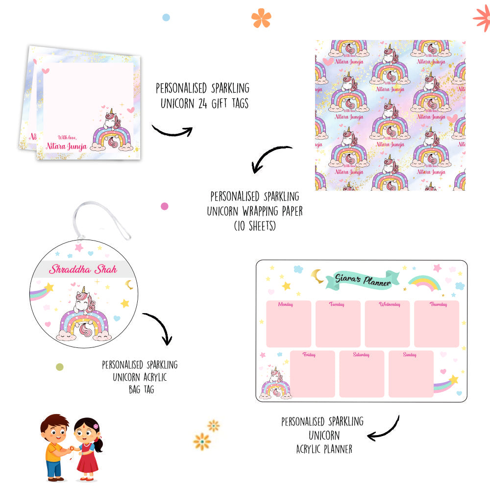 The Gifting Pro Kit For Rakhi- Sparkling Unicorn