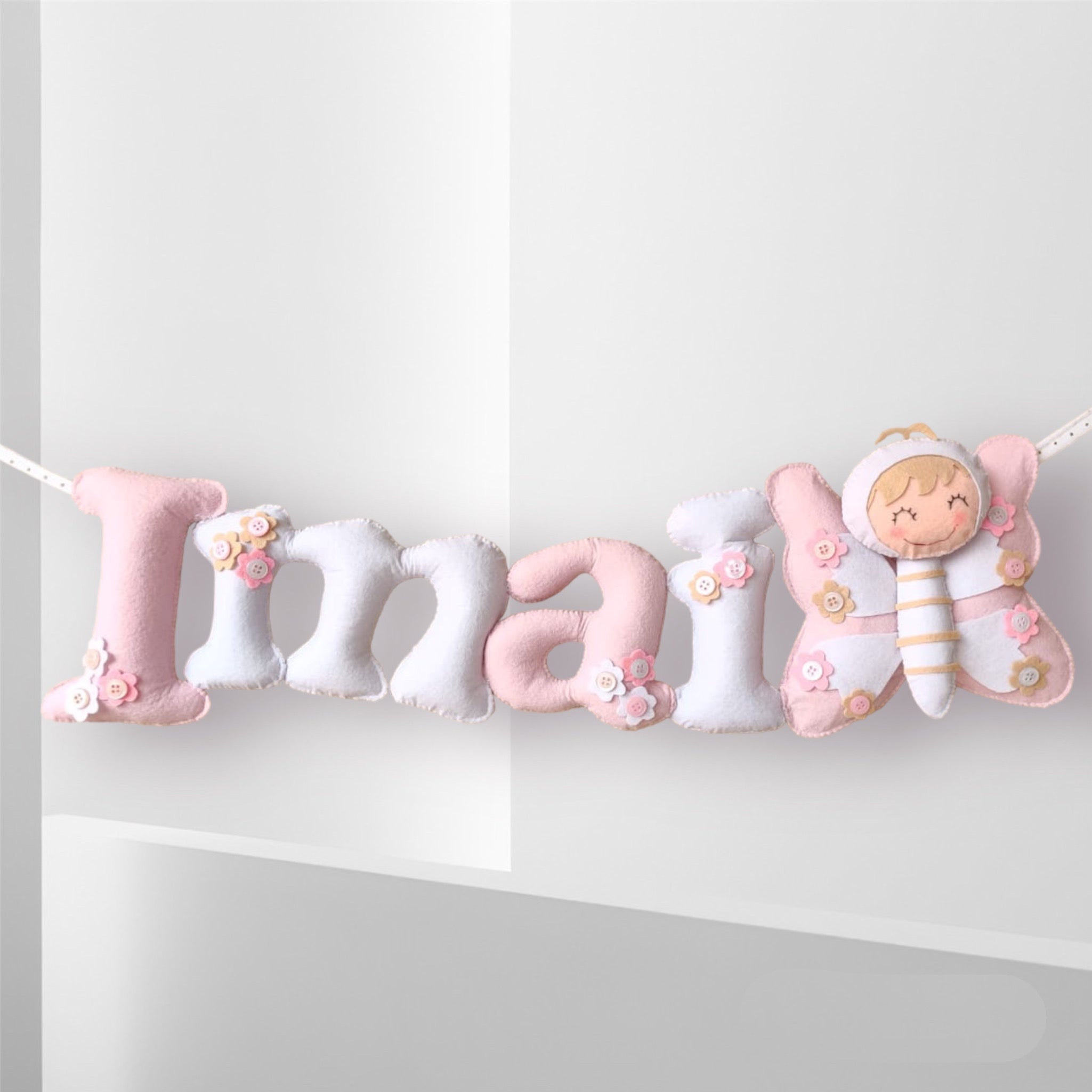 Butterfly Customized Name Plate Wall Hanging