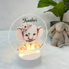 Acrylic LED Night Lamp - Elephant’s Twilight Trunk