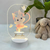 Acrylic LED Night Lamp - Mystical Bunny