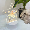 Acrylic LED Night Lamp - Teddy's Sky Adventure