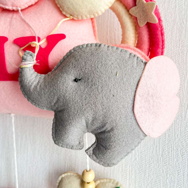 Elephant Cloudscape Name Hanging