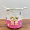 Jute Cotton Storage Basket - Bear Hugs