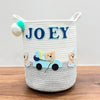 Jute Cotton Storage Basket - Bear's Joyride