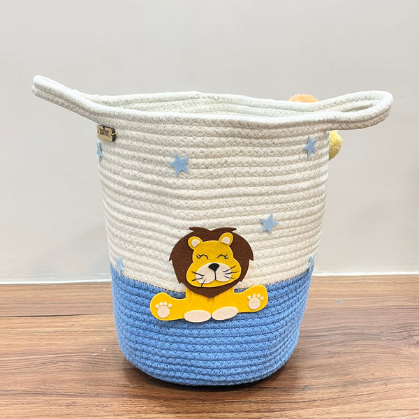 Jute Cotton Storage Basket - Cuddle Cub