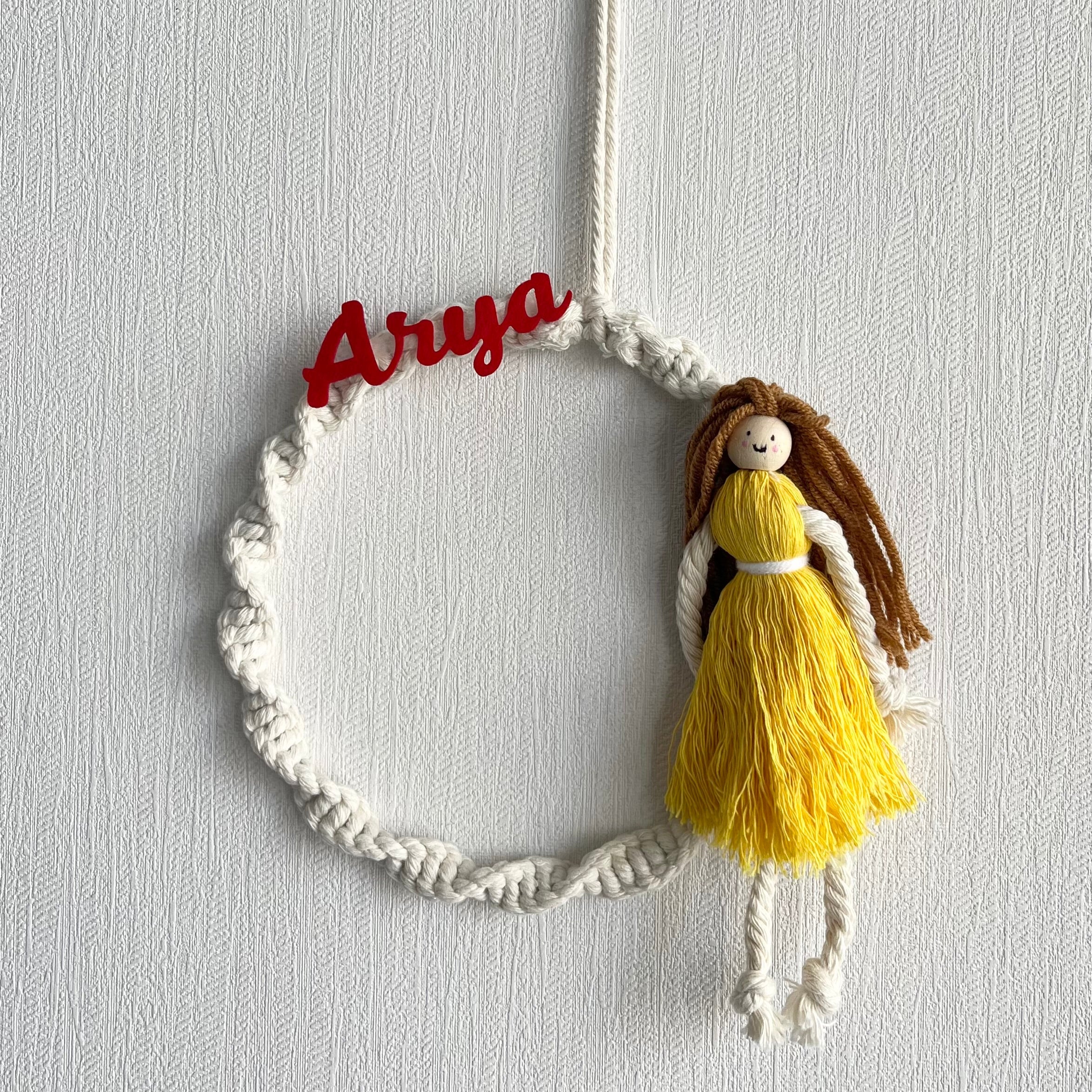 Lily Macrame Name Hanging