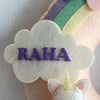 Cloud Nine Unicorn Name Hanging