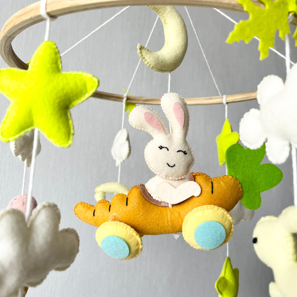 Cot Mobile - Carrot Cruiser Bunny