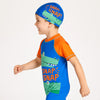 Snap Snap Croco Swim Set with Cap
