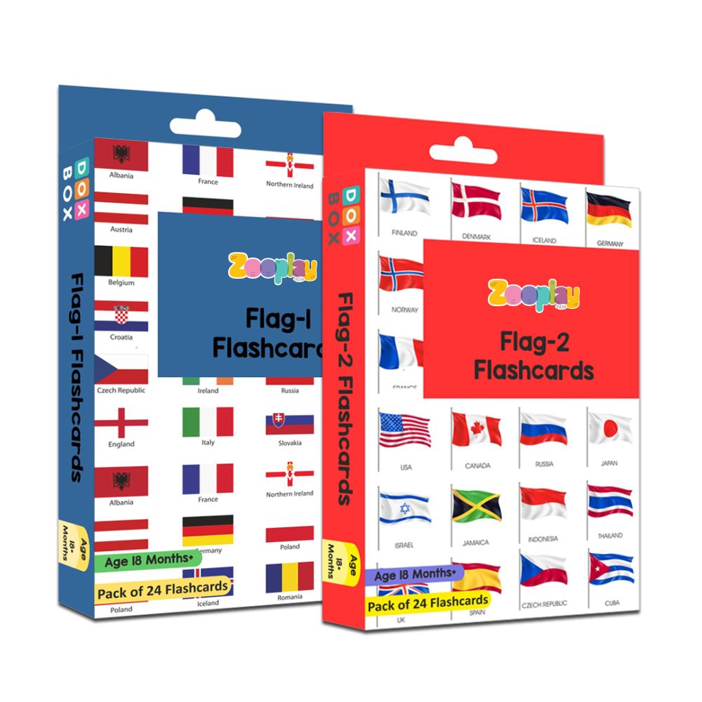 Flag 1 and flag 2 combo flashcards