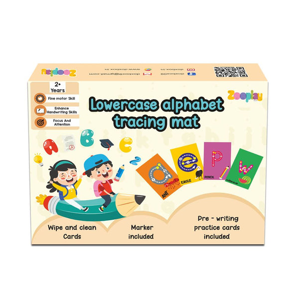 Lowercase abc rewritable Flashcards / Tracing mats
