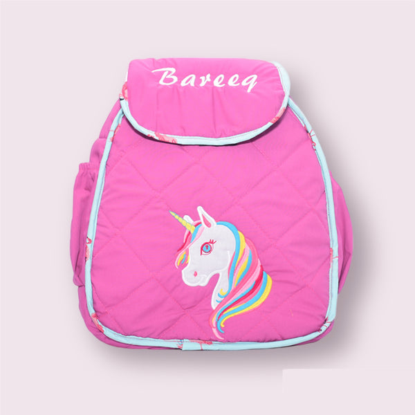 Customized Quilted Toddler Backpack-Unicorn Return Gift For Kids