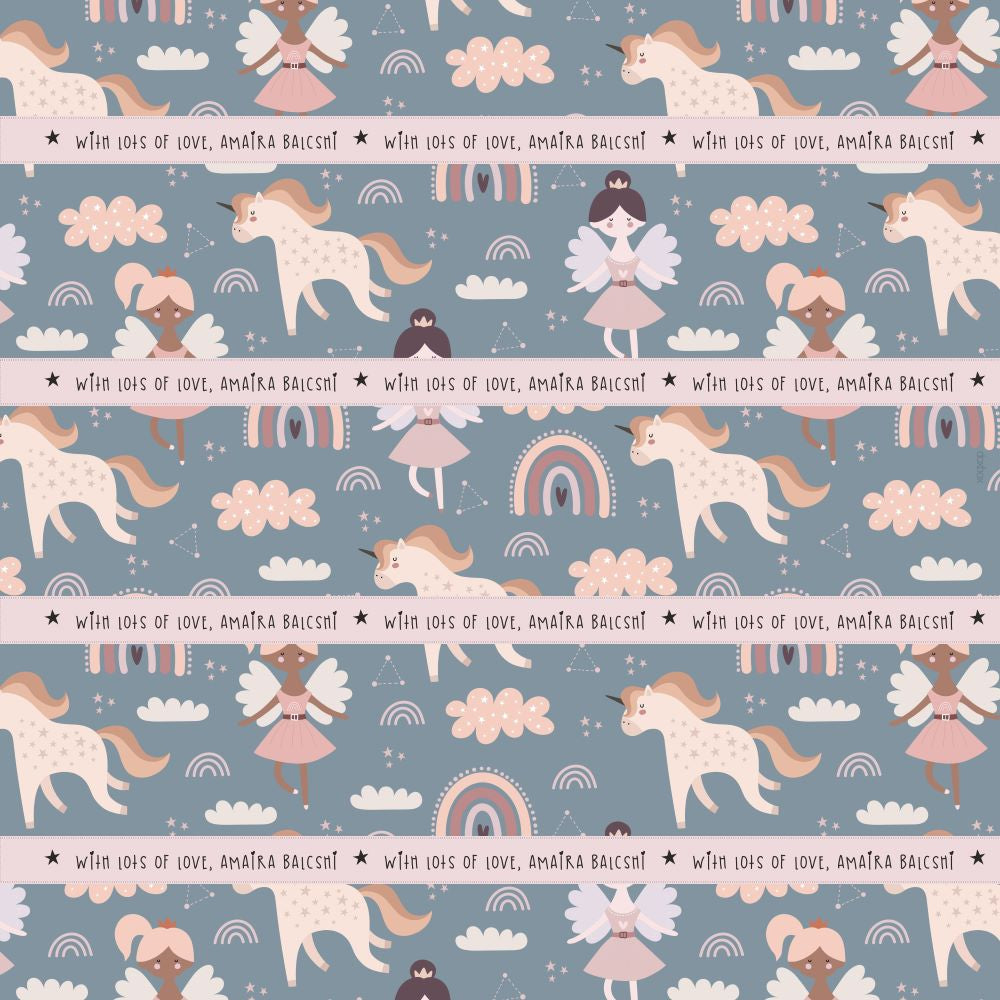 Customized Unicorn Wrapping Gift Paper