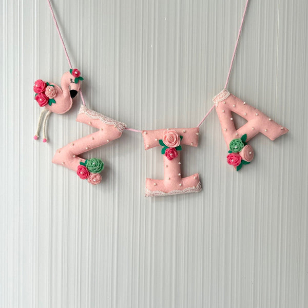 FiFi the Flamingo Name Bunting/Garland